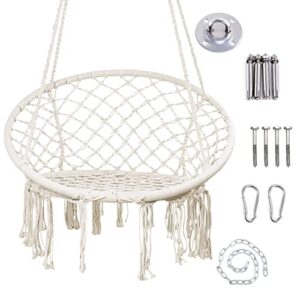 yrym ht hammock chair – hanging chair for bedroom outdoor swing chair for bedroom teen girl gift bohemian style for patio, porch, deck, yard, garden