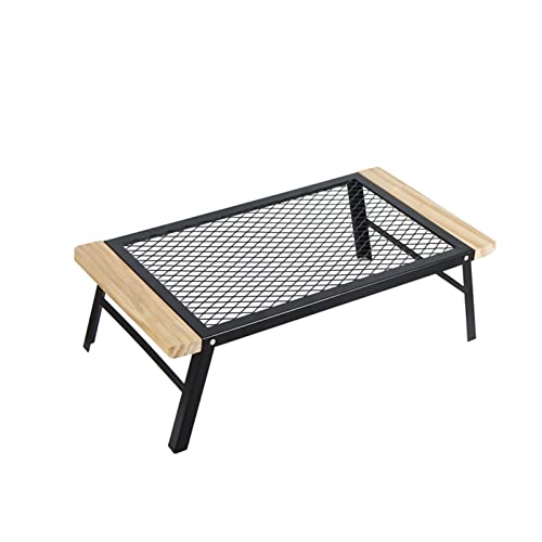 SUNESA Portable Picnic Table Outdoor Folding Net Table Camping Folding Table Portable Traveling Barbecue Car Camping Shelves Foldable Camping Table