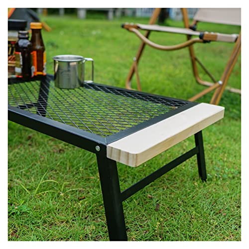 SUNESA Portable Picnic Table Outdoor Folding Net Table Camping Folding Table Portable Traveling Barbecue Car Camping Shelves Foldable Camping Table