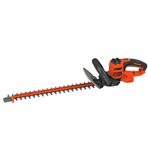 black+decker hedge trimmer with sawblade, electric, 22-inch (behts400)