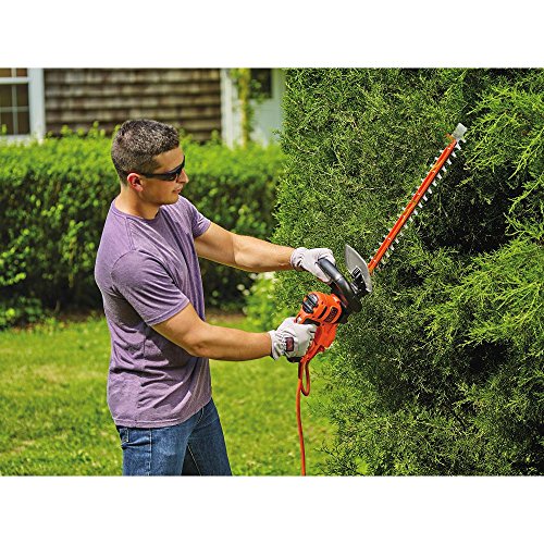 BLACK+DECKER Hedge Trimmer with Sawblade, Electric, 22-Inch (BEHTS400)