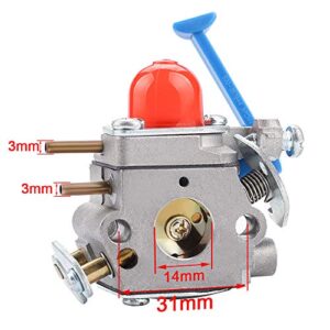 128LD 128CD Carburetor for Husqvarna 128LD 128L 128LDX 124C 124L 128C 128CD String Trimmer Replaces Zama C1Q-W40A C1Q-W38 545081850 Carb Kit Husqvarna 128ld Parts