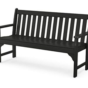 POLYWOOD GNB60BL Vineyard 60" Bench, Black