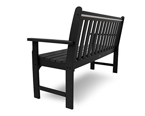 POLYWOOD GNB60BL Vineyard 60" Bench, Black