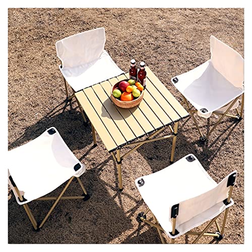 SUNESA Portable Picnic Table Outdoor Tables and Chairs Portable Car Camping Equipment Supplies Daquan Folding Picnic Egg Roll Table Foldable Camping Table
