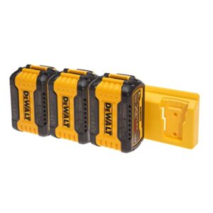 48 tools – battery holder for dewalt flexvolt batteries | 20v/60v | wall mount | battery storage for truck, trailer, van, workshop, shelf, toolbox