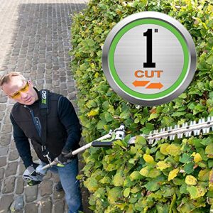 EGO Power+ HTA2000 20-inch Hedge Trimmer Attachment for EGO 56-Volt Lithium-ion Multi Head System & STA1500 15-Inch String Trimmer Attachment for EGO 56-Volt Lithium-ion Power Head System, White