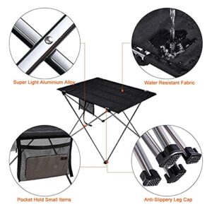 SUNESA Portable Picnic Table Portable Folding Table Outdoor Camping Home Barbecue Picnic Ultra Light Traveling Table Fishing Foldable Camping Table