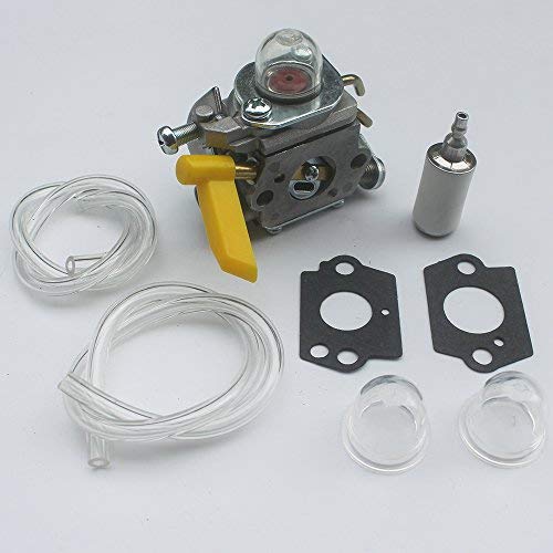 KIPA Carburetor kit for 25cc 26cc 30cc Homelite Ryobi Craftsman Poulan Brushcutter Blower String Trimmer # 308054013 308054012 308054004 308054008 Replace ZAMA C1U-H60 Carb