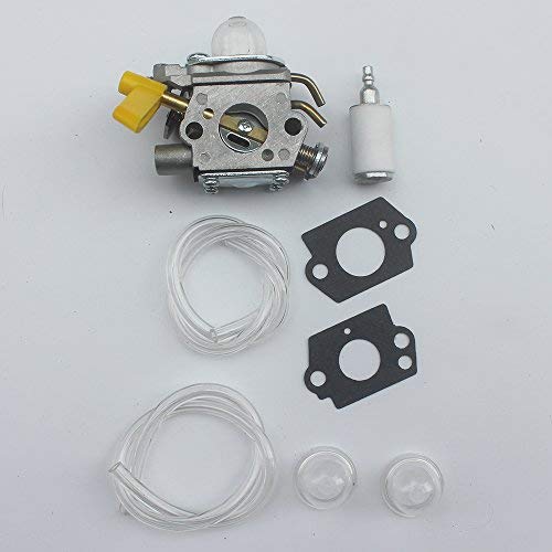 KIPA Carburetor kit for 25cc 26cc 30cc Homelite Ryobi Craftsman Poulan Brushcutter Blower String Trimmer # 308054013 308054012 308054004 308054008 Replace ZAMA C1U-H60 Carb