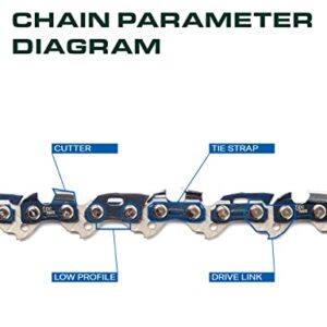 UDC Parts 18-Inch Chainsaw Chain / 3 Pack / S62 / .050 Gauge 3/8" LP pitch 62 Drive Links/Fits Husqvarna Echo Poulan Kobalt Craftsman and more