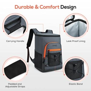 TOURIT Cooler Backpack Insulated 33 Cans Leakproof Backpack Cooler Lightweight for Picnics, Camping, Hiking, Beach, Trip