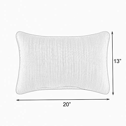 Mozaic Home Sunbrella Gateway Mist Outdoor Pillow Set, 2 Count (Pack of 1)
