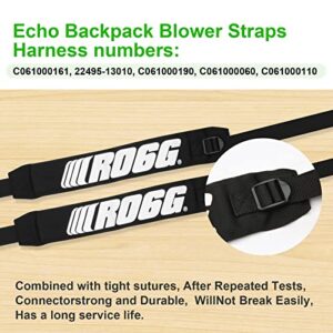 RO6G Set of 2 C061000111 Backpack Blower Straps/Harness for Leaf Blower Shoulder Strap Echo PB-500 PB-265LN PB-403H PB-413H PB-460 PB-610 PB-620 PB-650 PB-755 Fits C061000110-2 Pack