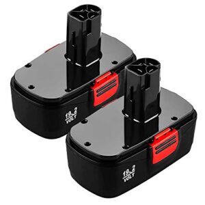 ibanti [upgraded to 4.5ah] 2pack 19.2v replacement battery for craftsman 19.2 volt battery c3 diehard 130279005 130279003 130279017 315.115410 315.113753 315.11485 1302350211323903 1323517 120235021
