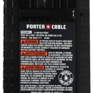 Porter Cable PCC681L 20V MAX Li-ion Battery 2-Pack in Retail Packaging