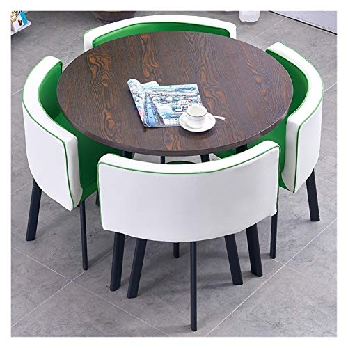 Office Business Hotel Lobby Dining Table Set, Office Table and Chair Set Reception Room Table, Simple Table and Chair Living Room Balcony Leisure Table Office Reception Negotiation Table Coffee Shop H