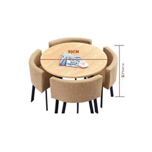 Office Business Hotel Lobby Dining Table Set, Office Table and Chair Set Reception Room Table, Simple Table and Chair Living Room Balcony Leisure Table Office Reception Negotiation Table Coffee Shop H