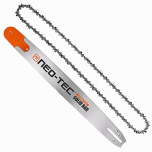 neo-tec 36 inch chainsaw guide bar chain combo 3/8 chain pitch 0.063 gauge 114 drive links fit for stihl ms660 ns892 g660 ms661 ms360 ms361 ms291 ms440 ms441 ms460 ms461 ms391 for oregon 92cc 120cc