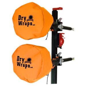 Waterproof Trimmer Cover - DRYWRAPS (Three Pack) - Edger, Pole Saw, for STIHL Echo Husqvarna … (Orange) (Orange)