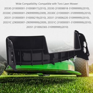 KitchenKipper 120-5218 Rear Baffle for Toro Walk Behind Mowers 20330, 20330C, 20331, 20331C and More, Replaces 115-1307, Restricts The Flow of Debris When Mowing