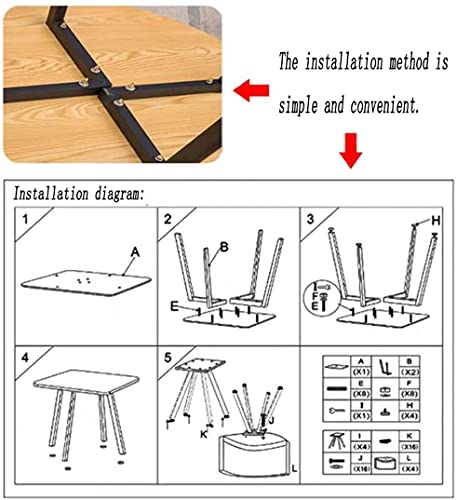 Office Business Hotel Lobby Dining Table Set, Business Coffee Table Office Table and Chair Set, Conference Table and Chair Set Hotel Reception Room Basketball Court Entertainment Leisure Games Tea Sho