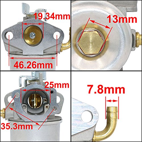 798653 Carburetor for Briggs & Stratton 696981 698860 694508 795069 698859 790180 790290 693865 697354 698474 791991 698810 698857 698478 694174 690046 693751 Craftsman 791077 Carburetor 591299 798650