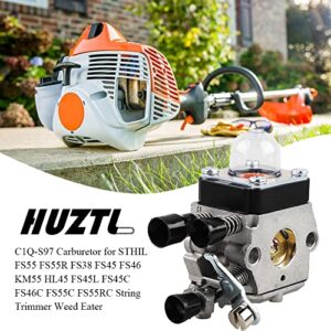 HUZTL FS45 FS55 FS55R Carburetor for STHIL FS38 FS46 HL45 FS45C FS46C FS55C FS55RC KM55 String Trimmer Weed Eater C1Q-S97