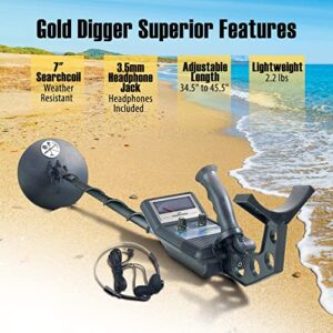 Bounty Hunter Gold Digger Metal Detector, One size, Grey