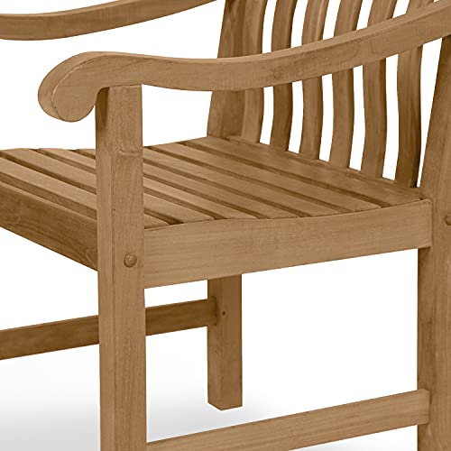 Cambridge Casual 120330-TW-XX-XX-XX Arie Dining Armchair, Natural Teak