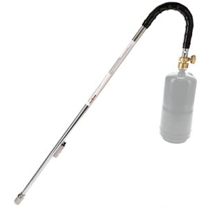 gas one propane torch for 1lb propane tank with auto ignition – used for weed burner and flamethrower (14-16.4oz propane tanks)