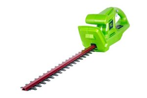 greenworks 24v 20-inch cordless hedge trimmer, battery not included, ht24b01
