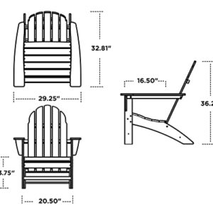 POLYWOOD Vineyard Adirondack Chair