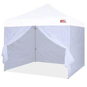 mastercanopy pop-up canopy sidewall kit, 3 sidewalls & 1 doorwall only (10×10,white)