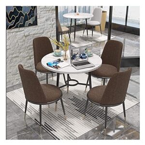 office business hotel lobby dining table set, business coffee table office table and chair set, office table and chair set creative round table study living room bedroom home company company shop rece