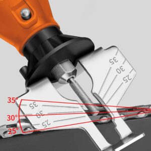 NEO-TEC Electric Chainsaw Sharpener Kit, 3 in 1 Chainsaw File 180W Power Chain Saw Blade Sharpener Tool