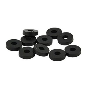 danco 88569 rubber flat washer, 1/2-inch, 10-pack, carded , black