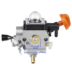 HPENP 4180-120-0615 Carburetor w Carb Adjustment Tool Air Filter Kit for Stihl FS91 FC91 FS111 FC111 KM91R KM111R HT102 FC96 Trimmer Brushcutter