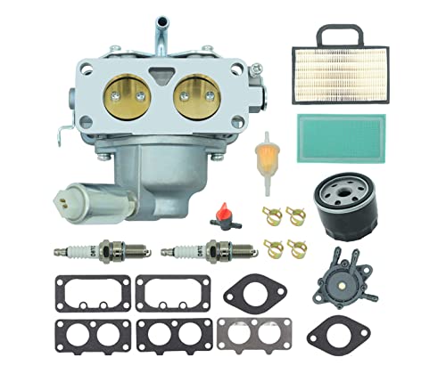 Carburetor Fit for John Deere L111 L118 L120 LA120 LA130 LA135 LA140 LA145 LA150 replacement Parts for Briggs & Stratton 791230 799230 699709 499804 20-25hp V-Twin Engine Lawnmower