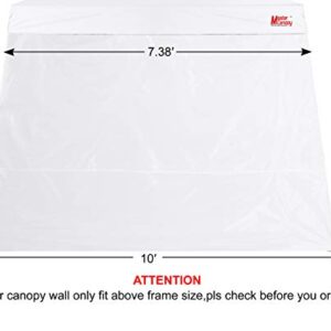 MASTERCANOPY Canopy Sidewall for 10x10 Slant Leg Canopy Tent 1pc White