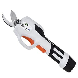 ligo® electric pruning shears for gardening cordless rechargeable tree pruner, tree branch flowering bushes trimmers with safety protection, max 13mm cutting diameter (pruner)