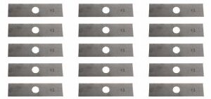 USA Mower Blades 25 8"x2" Unpainted Edger Blades for Echo® 720237001, RYOBI® 613223, Husqvarna®:578 39 28-02, 601 00 24-54