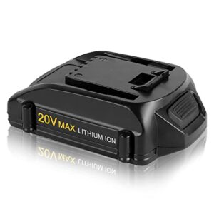3.0ah 20 volt max lithium ion replacement for worx 20v battery wa3525 wa3575 wa3520