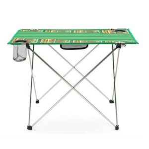 doubao camping equipment outdoor portable foldable folding fishing table desk travel picnic aluminium alloy