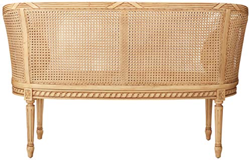 Parisian Oval Rattan Settee