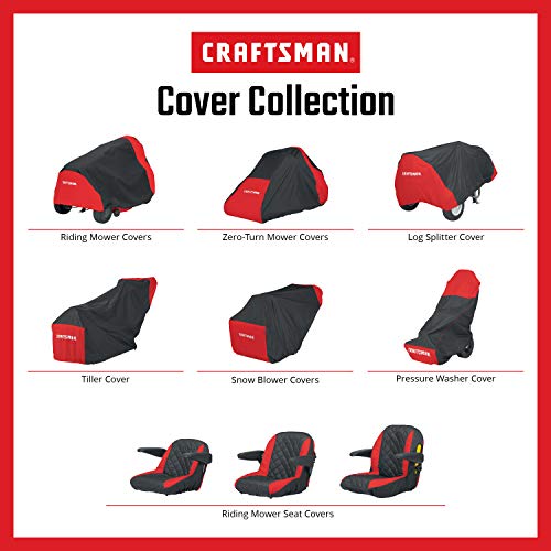 Craftsman Walk Behind Lawn Mower Cover black/red