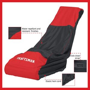 Craftsman Walk Behind Lawn Mower Cover black/red