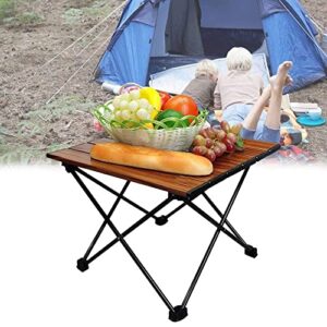 DOUBAO Portable Ultralight Small Mini Camping Folding Table with Aluminum Alloy for Camp Fishing Travel and Hiking