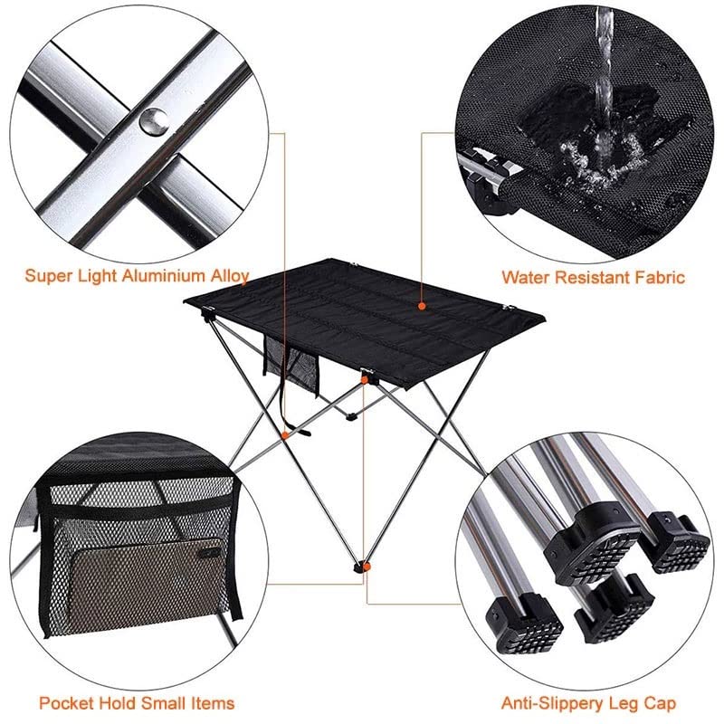 DOUBAO Portable Folding Table Outdoor Camping Home Barbecue Picnic Light Aluminum Alloy Traveling Table Fishing