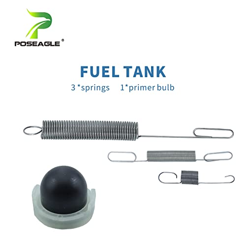 POSEAGLE 494406 Fuel Tank with 795477 Carburetor Replaces 498809, 498809A, 498811, 494407, 494775, 497619, 699660, 794147, 794161, 795469, Briggs and Stratton Fuel Tank